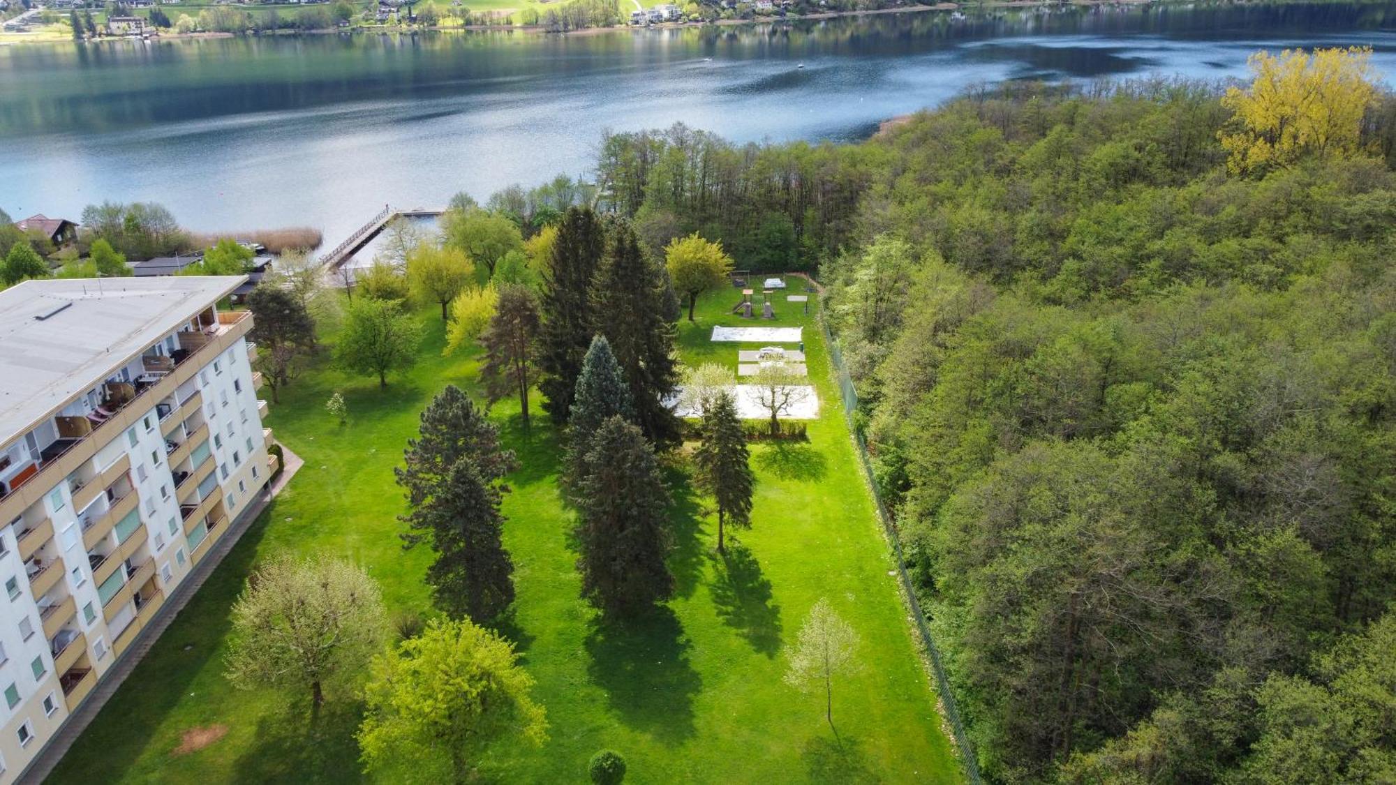 Ct-Gold Penthouse Bodensdorf Amatera Privater Seezugang Hallenbad, Skiarena Gerlitzen Exteriör bild